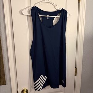 K-Swiss Dark Blue Athletic Razorback Tank